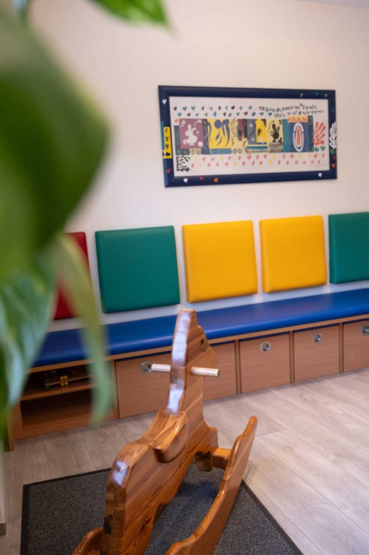 Wartezimmer Kinderarztpraxis